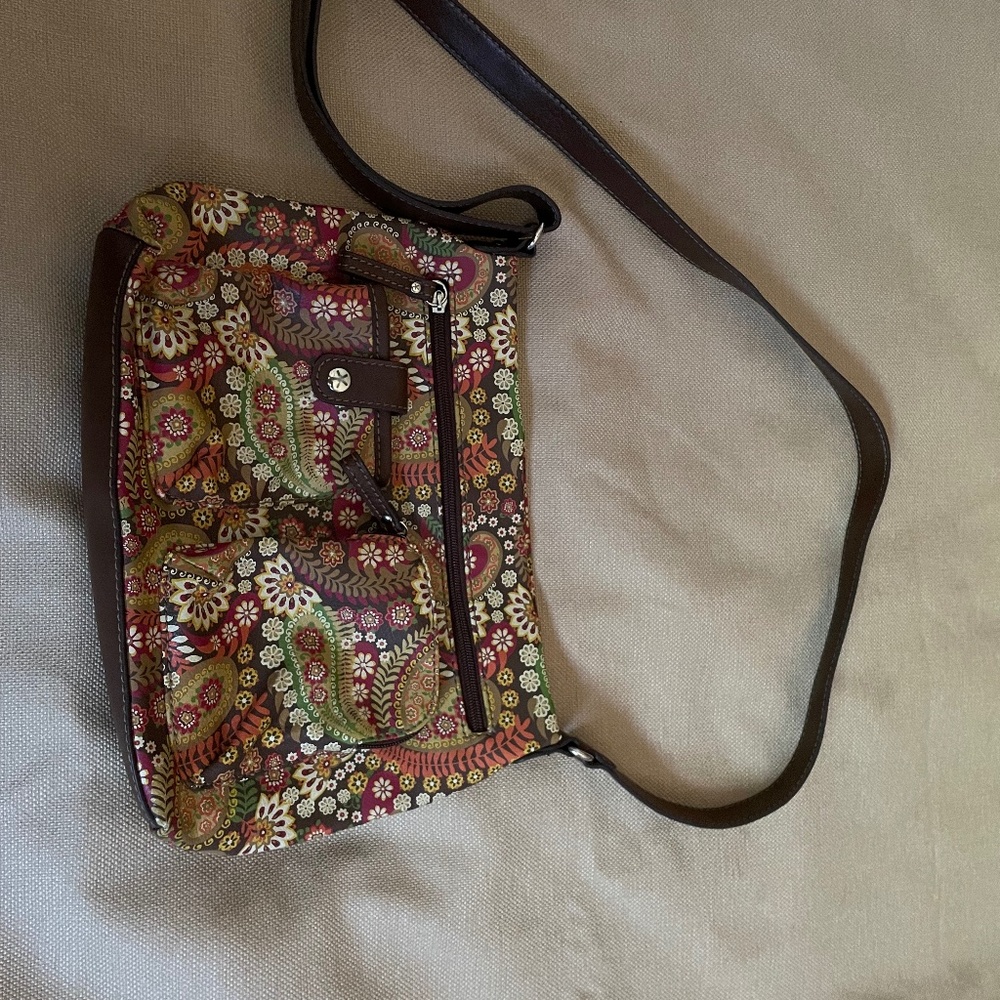 Relic paisley print shoulder purse